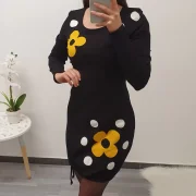 TUNIKA JULIJA ČRNO RUMENA - slika 2