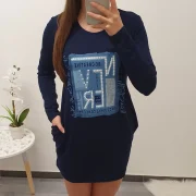 TUNIKA ELA TEMNO MODRA - slika 2