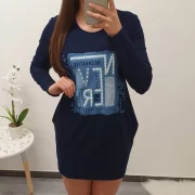 TUNIKA ELA TEMNO MODRA