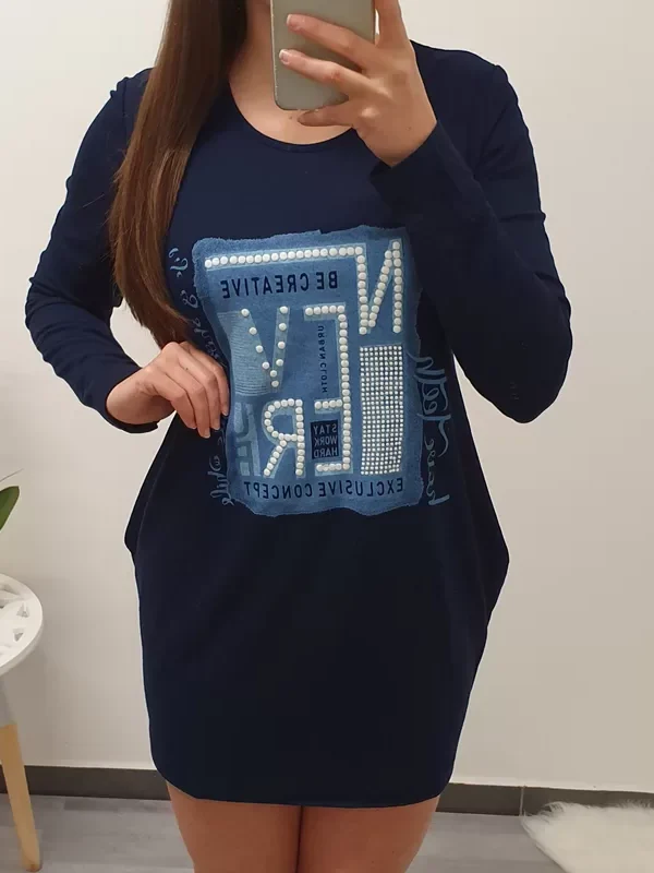 TUNIKA ELA TEMNO MODRA