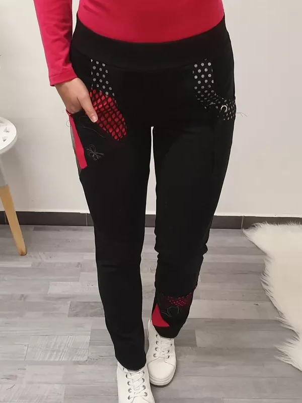 ŠPORTNE HLAČE SRČEK ROZA