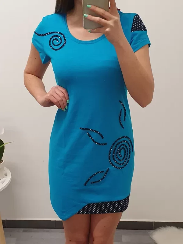 TUNIKA KELI MODRA