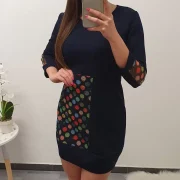 TUNIKA TAMI TEMNO MODRA - slika 2