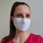 BELE PRALNE MASKE 10 kos