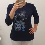 MAJICA KORINA TEMNO MODRA