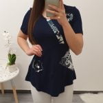 MAJICA KSENIJA TEMNO MODRA