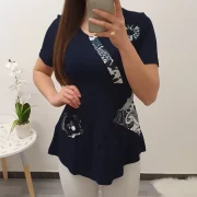MAJICA KSENIJA TEMNO MODRA