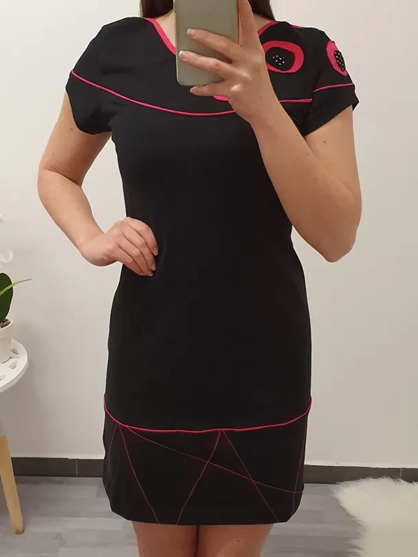 ČRNA TUNIKA KAJA ROZA