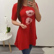 TUNIKA IRINA RDEČA - slika 2