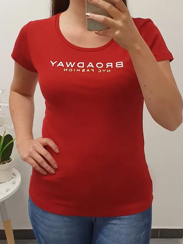 MAJICA BROADWAY RDEČA