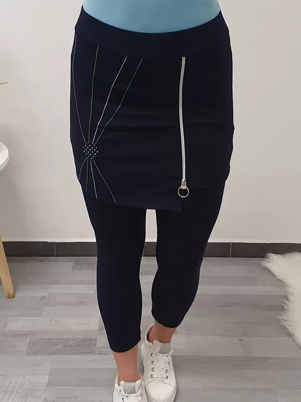 TEMNO MODRE HLAČE JANINA 7/8