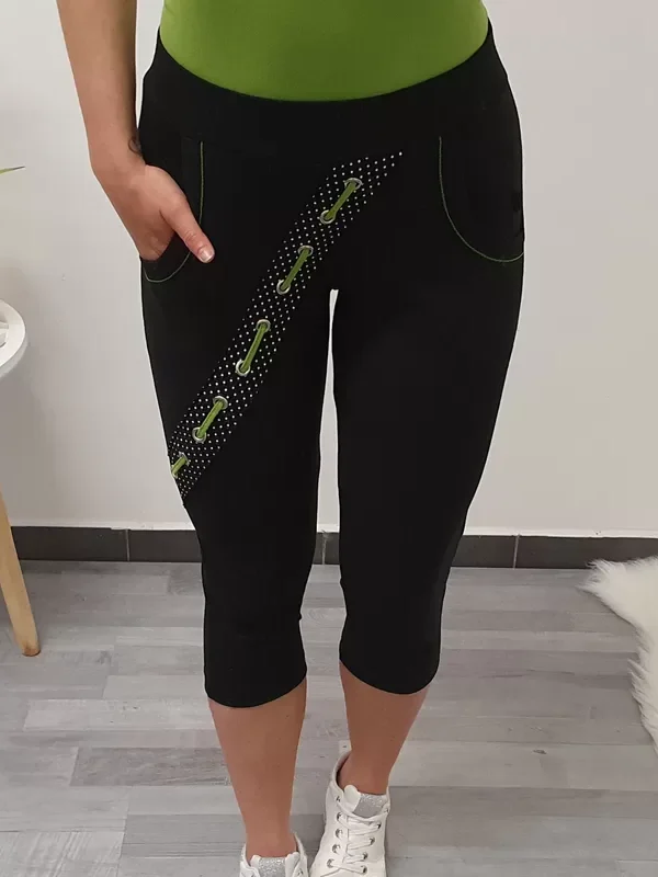 ŠPORTNE HLAČE PIKA ZELENA