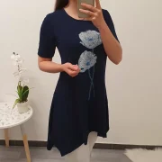 TUNIKA IRINA TEMNO MODRA - slika 2