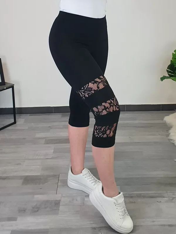 PAJKICE MINA 3/4 ČRNE