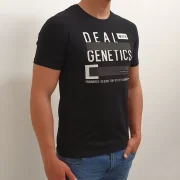 MAJICA GENETICS ČRNA - slika 2