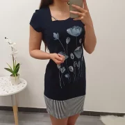 TUNIKA JULA TEMNO MODRA - slika 3