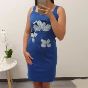 OBLEKA KATJA PARIŠKO MODRA - slika 2