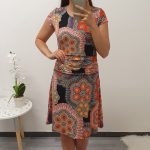 OBLEKA ABELA ORANŽNA