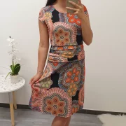 OBLEKA ABELA ORANŽNA - slika 2