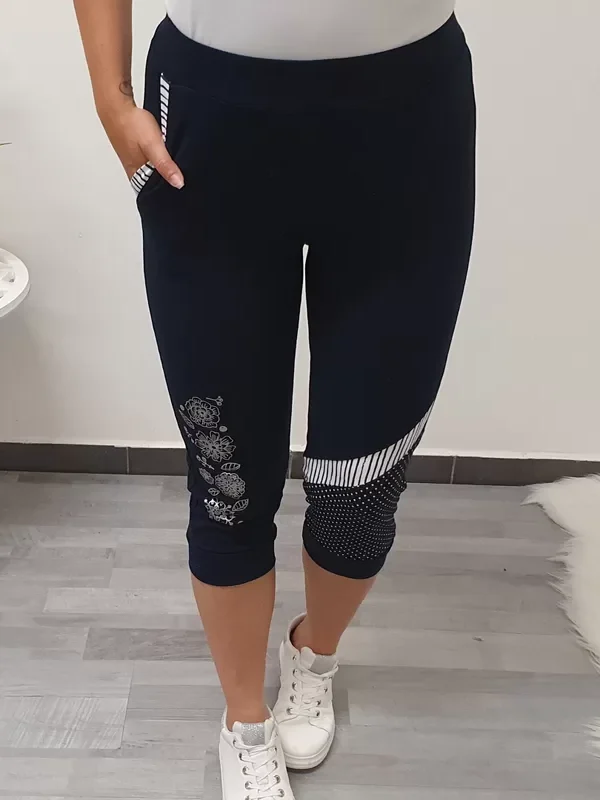 ŠPORTNE HLAČE LIANA TEMNO MODRA