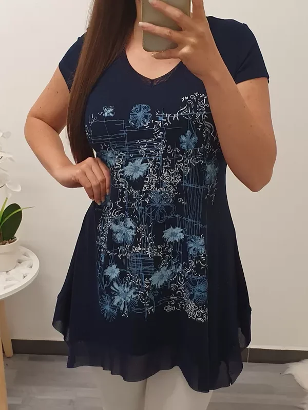 TUNIKA MARTA TEMNO MODRA