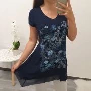 TUNIKA MARTA TEMNO MODRA - slika 2