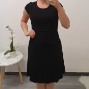 OBLEKA ABELA ČRNA - slika 2