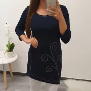 TUNIKA AJŠA TEMNO MODRA - slika 3