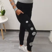 HLAČE TINA ČRNA - slika 3