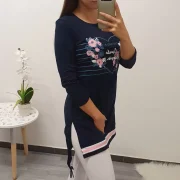 TUNIKA ERIKA TEMNO MODRA - slika 2