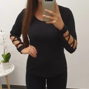 MAJICA KALI ČRNA - slika 2