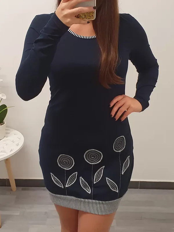 TUNIKA OTA TEMNO MODRA