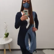 TUNIKA ELLENA TEMNO MODRA - slika 2