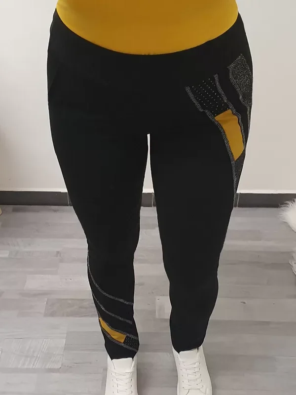 ŠPORTNE HLAČE FIONA RUMENA