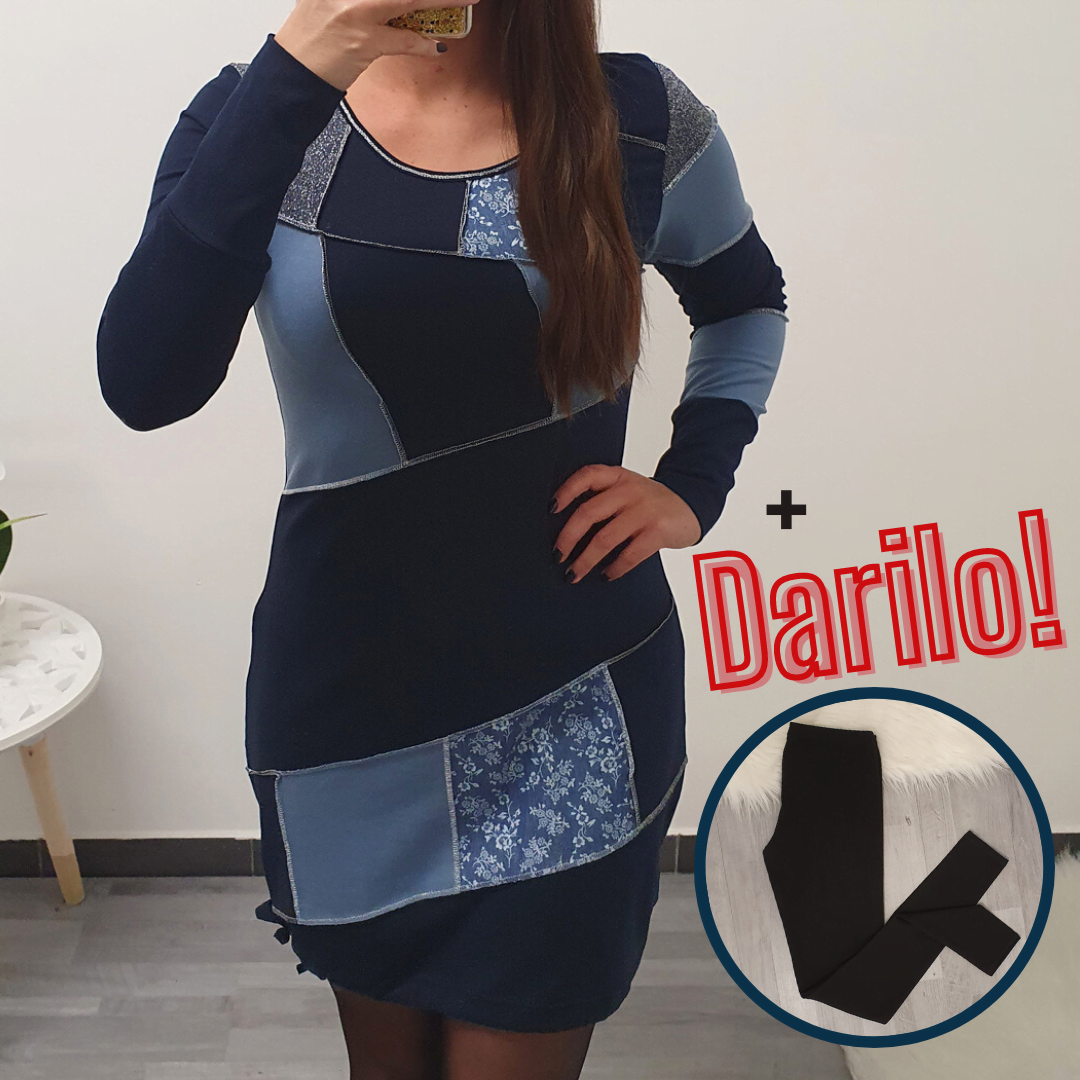 ariela + darilo 3.12. TUNIKA ARIELA TEMNO MODRA + DARILO - slika 1