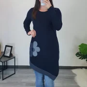 TUNIKA LIZA TEMNO MODRA - slika 2