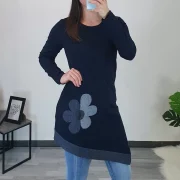 TUNIKA LIZA TEMNO MODRA