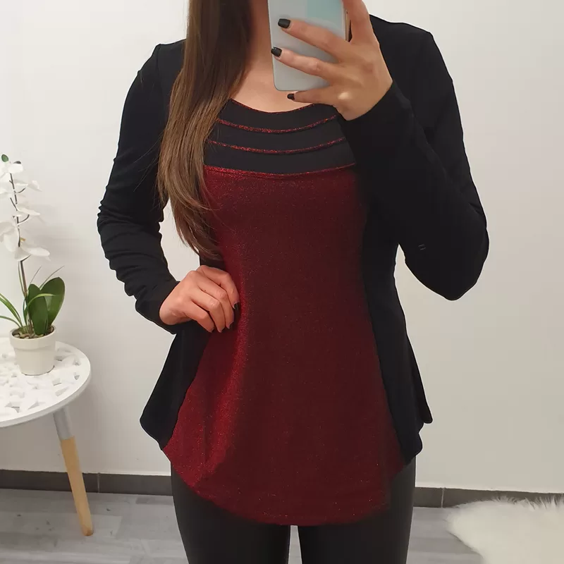 20191213_154912 MAJICA EVA RDEČA - slika 1