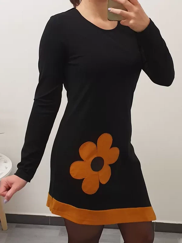 TUNIKA LIZA ČRNO RUMENA