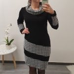 TUNIKA AJDA ČRNO BELA