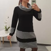 TUNIKA AJDA ČRNO BELA - slika 2