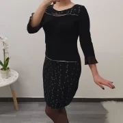 TUNIKA NADUTELA ČRNA
