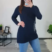 TUNIKA ZARA TEMNO MODRA - slika 3