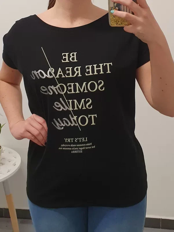 MAJICA 100 ČRNA