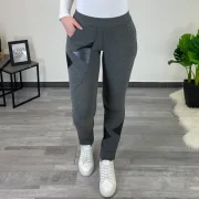 HLAČE IVES SIVE - slika 3