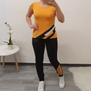 ŠPORTNE HLAČE RUMBA RUMENA - slika 4