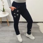 ŠPORTNE HLAČE MONIKA TEMNO MODRE