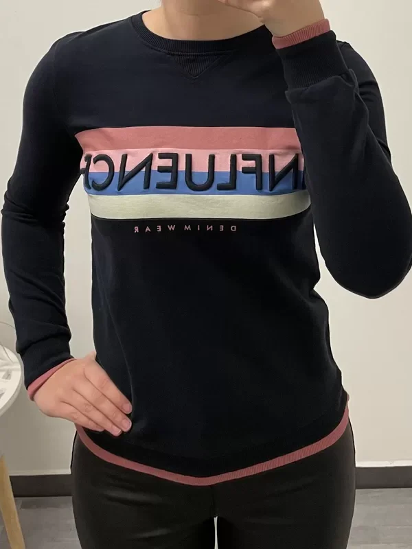 PULOVER EXTERRA INFLUENCE TEMNO MODRA