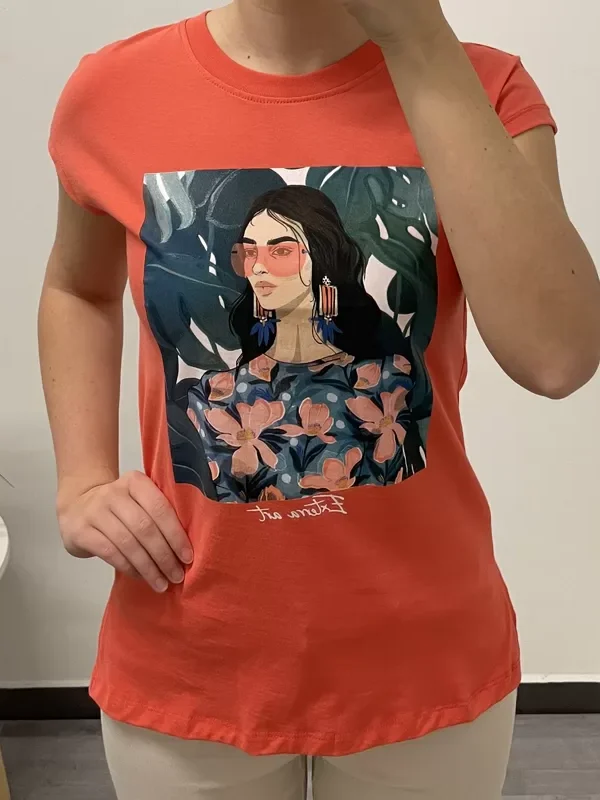 MAJICA OBRAZ ORANŽNA