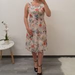 ELEGANTNA OBLEKA CVETICE